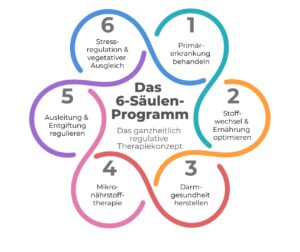 Das 6-Säulen-Programm 6 Loops for Health - das ganzheitliche Behandlungskonzept von Dr. Gabriela Hoppe | Erfolg durch Ernährung | Ernährungsspezialistin & Heilpraktikerin - Hintergrundbild by Canva