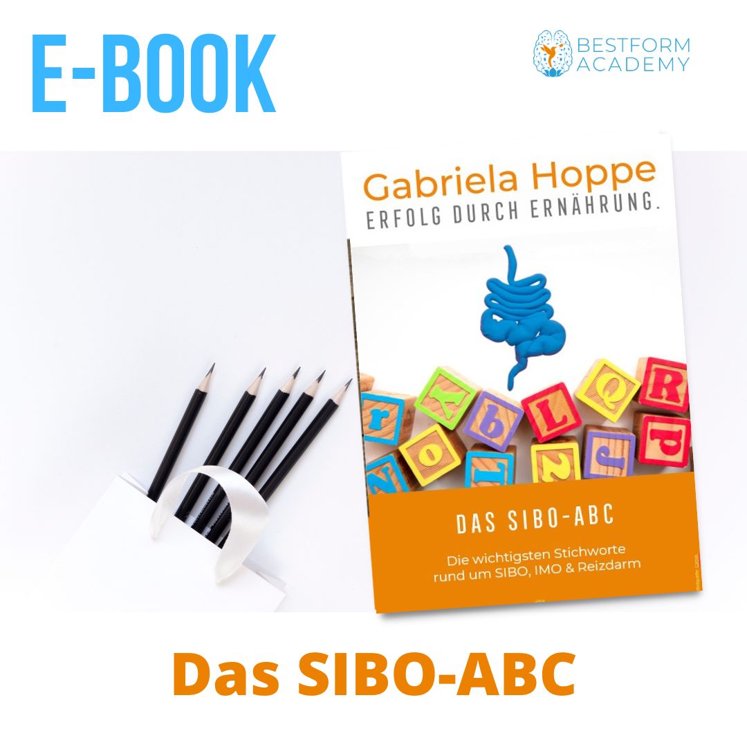 Das SIBO-ABC - ein E-Book von Erfolg durch Ernährung / Dr. Gabriela Hoppe | Erfolg durch Ernährung | Reizdarm- und Ernährungsspezialistin & Heilpraktikerin - Hintergrundbild by Canva